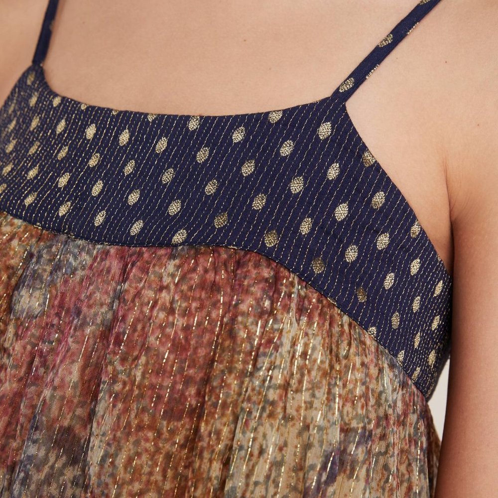 Anthropologie Nadine Shimmer Midi Dress - Picture 5 of 7